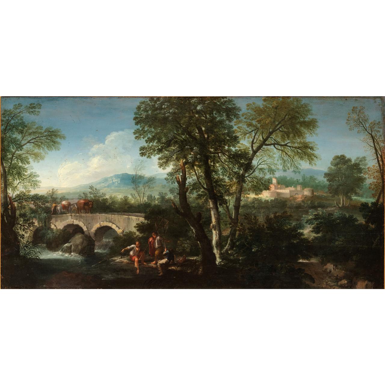 Dipinto: Veduta della campagna romana